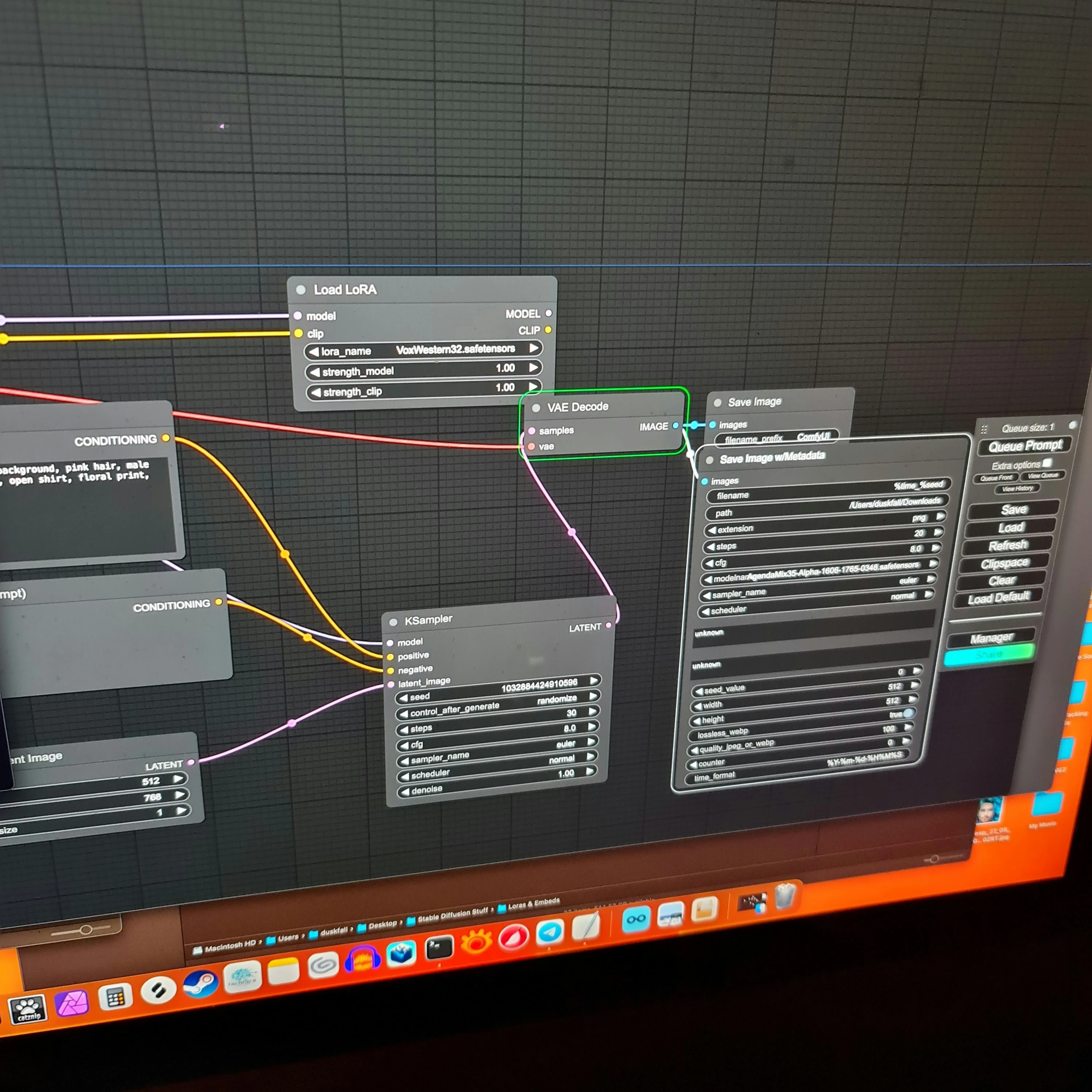 AI video generation interface showing property video creation with automated branding elements